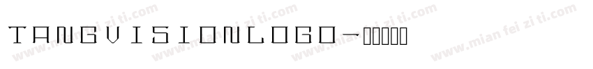 TANG VISION Logo字体转换